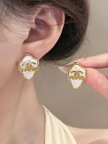 Orecchini d'oro, eleganti e di alta qualità, adatti per uso quotidiano, appuntamenti, feste e regali, adatti per l'estate