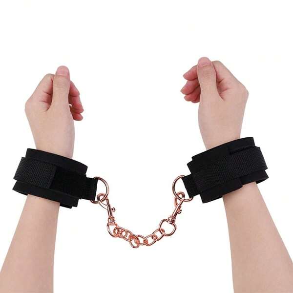 Binding Handcuffs Ankle Cuffs Restraint Set For Adult Couples Lace Decoration Adjustable Bracelet Fetish Handcuffs,Sex,Sexy,Sex Toys,Sex Tools,Tool Sex,SM Products For Male Man Female Woman&Couples