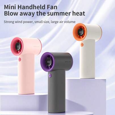 This 100-Level High-Speed Handheld Fan Is Equipped With A Universal TYPE-C Charging Interface And A 3600mAh Large-Capacity Battery, Suitable For Outdoor And Student Use. It Comes In 3 Color Options And Can Be Given As A Gift.