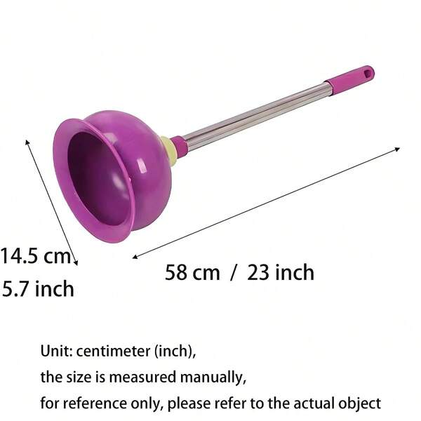 Destaponador de inodoro, herramienta de baño, suministros de baño, ventosa manual