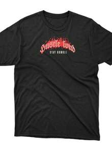 Playera de Caballero Hustle - Negro - Ver 5