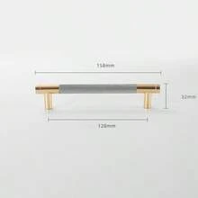 抽屉拉手，纹理旋钮，适用于金色抽屉拉手、铝制橱柜拉手、厨房盥洗台浴室橱柜拉手 - 彩色 - 查看 12