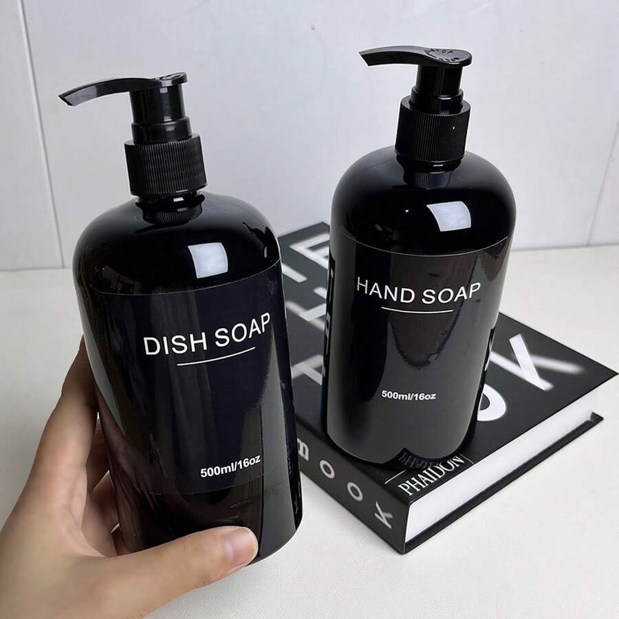 Set 2 Botol Isi Ulang Sabun Cuci Tangan dan Sabun Cuci Piring - MultiWarna - View 1
