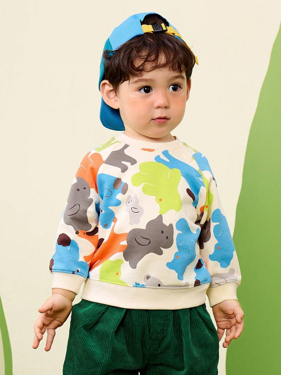 mini bala Kinder Sweatshirt aus weichem dehnbarem Material, 2025, süß und bequem, mit langen Ärmeln