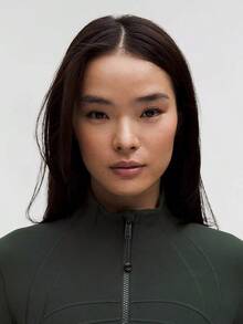 Define Jacket Nulu Women's Lightweight, Full Zip Running Track Jacket-For Yoga Gym Running-Sweat-Wicking-Yoga-All Seasons Sport-Spring/Summer-Autumn/Winter-Back To School - 雨林綠 - 查看 4