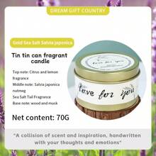 1/2/3/4pcs Citronella Candles Made From Natural Citronella Oil And Soy Wax, 70g Each, 8-Hour Burn Time, Outdoor And Indoor Citronella Scented Candle Gifts. Suitable For Home Decor, Summer Holidays, Aromatherapy, Stress Relief, Meditation, Yoga, Relaxation And Sleep Aids, Reusable Jars For Men And Women