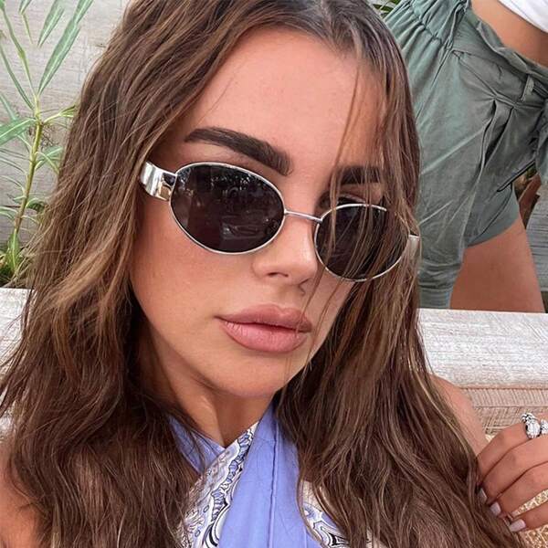 Classic Solid Color Vintage AC Sunglasses, Suitable For Everyday Wear In Summer Shade Going Out Outfit Outdoor Beach Seaside Vacation And Gift For Family And Friends