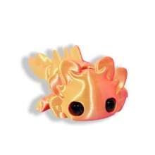 1 peça Axolotl Arco-Íris de 5,51 polegadas Impresso em 3D, Adequado para Decoração de Mesa, Decorações Domésticas, Presentes de Férias