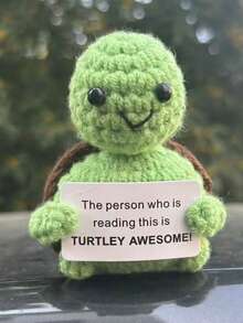 2025 New Style Hand-Knitted Plush Turtle Ornaments Can Be Used As Ornaments For Desks And Living Rooms, And As Small Gifts For Relatives And Friends, It Is Also A Very Good Choice For Birthday Gifts. - Cute Series - View 13