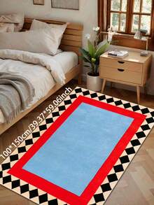 1 Pc Rectangular Printed Swimming Pool Pattern Long-Fiber Polyester Floor Mat; Machine Washable Carpet; Rug For High Traffic Area; Non-Slip, Stain Resistant & Easy To Care Area Rug For Bathroom, Entryway,Living Room, Bedroom, Dining Room, Kitchen, Balcony, Patio And More; Low-Profile Soft Fluffy Room Decor Stuff; Ideal Home Decor Stuff Gift Choice Kitchen Rug - Multicolor - View 12
