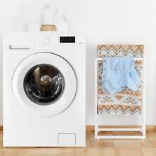 Freestanding Towel Racks For Bathroom 2 Tier Hand Towel Drying Rack Metal Blanket Towel Holder Stand For Bedroom Indoor Outdoor Pool Small Blanket Rack - White - View 2