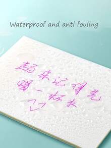 300/250/200/150/100/50 pezzi Note adesive trasparenti, bloc notes minimalista con adesivo, evidenziatori impermeabili per appunti, messaggi, promemoria, adatti per forniture scolastiche, ufficio, studenti, professionisti, uso domestico - Trasparente - Visualizzare 5