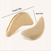 Women's High Heel Cushion Inserts - 1 Pair Of Sponge Forefoot Insoles For Pain Relief, Shoe Size Reducer, Foot Protector Pads, Travel-Size, Feet Comfort Accessories