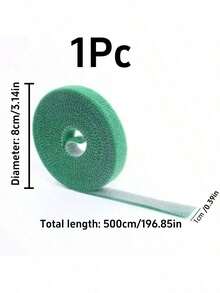 1Pc Dây Buộc Cây Bằng Nylon Tự Dính Màu Xanh Lá Cây Có Thể Điều Chỉnh Móc Vòng Hỗ Trợ Dây Buộc Vườn Băng Buộc Có Thể Tái Sử Dụng Dải Băng Buộc - Nhiều màu - Xem 13