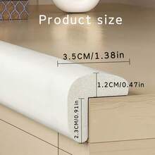 2m Baby Corner Guards, Infant Table Edge Cushion, Crib Edge Protector, Foam Bumper Strips - Multicolor - View 3