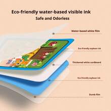 1 cuốn sổ vẽ màu nước ma thuật, sổ vẽ tái sử dụng, tranh vẽ màu nước thủ công, sách tô màu, sách vẽ màu nước ma thuật giáo dục, sổ vẽ tái sử dụng, bộ dụng cụ vẽ hoạt động nghệ thuật, chủ đề đại dương, động vật, phương tiện giao thông, khủng long, thích hợp cho năm học mới, tiệc Giáng sinh, sinh nhật, bộ quà tặng sáng tạo cho ngày lễ, bộ dụng cụ thủ công nghệ thuật (màu bút ngẫu nhiên) - Nhiều màu - Xem 10