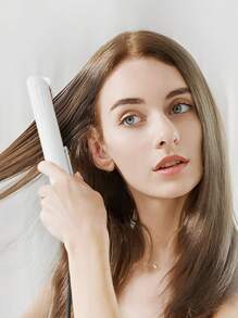 CRASTS Piastra per capelli lisci e ricci CRASTS, ferro arricciacapelli a doppio uso, per uso professionale in salone, con impostazione della temperatura regolabile