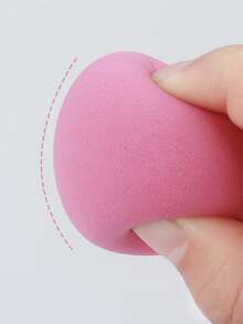 4pcs/Set Makeup Sponge Applicator, Non-Latex Drifting Bottle Powder Puff, Dry & Wet Dual-Use Makeup Sponge - Multicolor - View 6