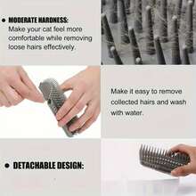 1 件（随机颜色）大型猫抓玩具，宠物角落美容刷，防脱毛按摩抓挠玩具