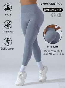 Nahtlose, hochdehnbare Sport-Yoga-Leggings für Damen, Frühling/Sommer