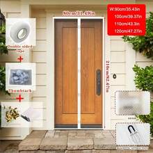 All-New Upgraded Strong Mosquito Repellent Magnetic Screen Door - High-End Thickened Polyester Mesh, No Drill Design, Self-Closing Anti-Mosquito, Pet Friendly, Suitable For Living Room/Bedroom/Balcony/Kitchen - Multicolor - View 16