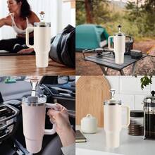 QY Silicone Cowboy Hat Straw Toppers For Stanley Cup 2.0 For Stanley Straw Covers Cap For Tumblers DustProof Straw Caps Compatible With Stanley Cup Accessories 40 Oz 30 Oz 20 OzBlack  2216 - B-Black - 查看 5