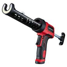 MARSOSAUR Caulk Gun NonDrip Electric Caulking Gun With 300 KG Thrust Cordless Silicone Tool Gun With Constant Flow Tech Lightweight 10oz Caulk Guns With LED Light