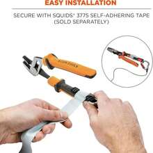 Ergodyne Squids 3700 Web Tool Tail Attachments, 6-Pack, 2 Pounds, Short Length|25,Black