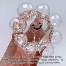 1个自制泡泡挤压玩具，超粘慢回弹减压球，挤压玩具，指尖玩具，Taba软萌捏捏乐，夏季清凉玩具，派对小礼物，减压玩具，礼盒填充物，生日礼物（不含包装） - 彩色 - 查看 10