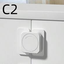 10 pièces/6 pièces/4 pièces conviennent pour les serrures et les armoires de rangement des réfrigérateurs blancs, des tiroirs ou des armoires. Empêche la poussière de pénétrer dans l'armoire, empêche les fuites d'air du réfrigérateur, protège les enfants contre le pincement des doigts.