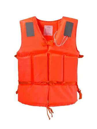 1 pieza Chaleco salvavidas para adultos, portátil, de alta flotabilidad, profesional, grueso para bote de pesca, adecuado para adultos, adolescentes, natación, asistencia de flotabilidad, chaleco salvavidas para hombre, artículos esenciales de playa, accesorios de playa, flotador de piscina