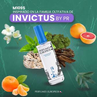 PERFUMES EUROPEOS Fragancia inspirada en Invictus, TÚ ELIGES EL ENVASE, Perfume de Hombre, Famila Olfativa Fougere Varonil