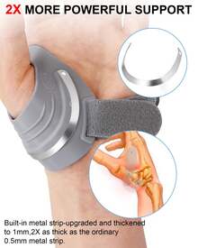 1PC Thumb Brace For Joint Pain,CMC Joint Thumb Arthritis Brace, Thumb Splint For Osteoarthritis, Tendonitis, Arthritis Relief, Thumb Support Brace, CMC Joint Stabilizer Orthosis - 膚色-左手 - 查看 5