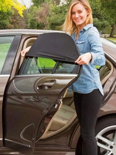 Universal Car Styling Accessories Sun Side Window Shade Curtain Front Window & Rear Window Cover UV Protection Sunshade Visor Shield