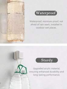 50 片重型双面胶带：轻松且可拆卸地悬挂图片和地毯！ - 白色 - 查看 7