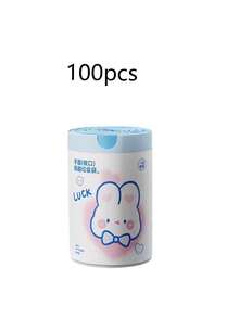 1 卷（约 65 件-75 件）随机可爱兔子抽绳垃圾袋，加厚厨房印花垃圾袋，100 个 - 彩色 - 查看 11