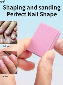 100pcs Mini Colorful Nail File Block, Ideal For Manicure And Pedicure, Random Colors. - Nhiều màu - Xem 4