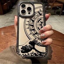 Funda para teléfono 1PC Teléfono Bling de Doble Cara, Parte Trasera Dura Suave a Prueba de Golpes, Multicapa, TPU + PC, Compatible con 16/15/14/13/12/11 Pro/Plus - Rosa - Ver 6