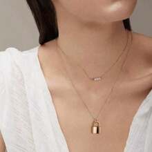 Gold Layered Necklaces For Women - 14K Gold Plated Handmade Multilayer Bar Pearls Coin Disc Moon Butterfly Medallion Adjustable Dainty Layered Choker Necklaces For Women Jewelry