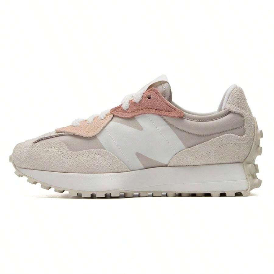 New Balance 男女休闲鞋 - 复古运动鞋,适合日常、户外运动、轻便简约的旅行鞋 U327 - 米色/白色/米白色 - 查看 1