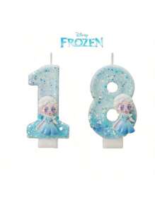 Disney Disney FROZEN ELSA Princess Themed Cute Candle Birthday Cake Decorative Bougie Creative Cartoon Girls Celebration Party Supplies Wholesale