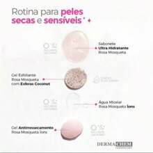 Dermachem Rosehip Skincare Kit+Rosehip Serum+R. Mosqueta Rhenuks Micellar Mousse-5 Items - Hồng - Xem 6