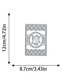 节日生日贺卡模切：手工贺卡用银色金属模板 - 銀色 - 查看 15