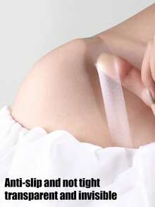 Women Invisible Bra Strap, Underwear Accessories, Detachable Bra Strap, Decoration Band, Suitable For Women Bra, Transparent Shoulder Strap Lingerie, Seamless Invisible, Bra Replacement Strap Accessories, Non-Slip, Cold-Shoulder, Dress, Bikini, Swimwear, Wedding Gown, Evening Dress - Multicolor - View 1