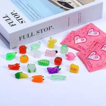 12pcs/Set Surprise Random Multi-Season Resin Decorations, Suitable For DIY Jewelry, Crafts And Accessories, Back To School Supplies - Multicolor - View 12