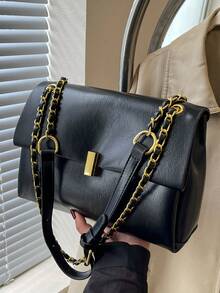 Dieser Jahr modische Shopper mit großer Kapazität, personalisierte minimalistische Unterarmtasche, neue Ketten-Schulter-Umhängetasche für den Berufsalltag