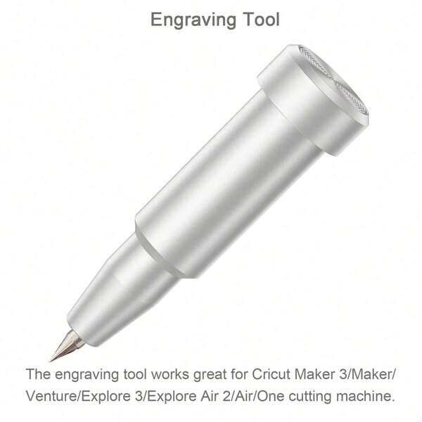 1 pieza Herramienta de grabado para Maker 3/Maker/Venture/Explore 3/Air 2/Air/One, punta de grabado de acero de carburo premium para grabar diseños en metales blandos, acrílico, plástico y talla grande