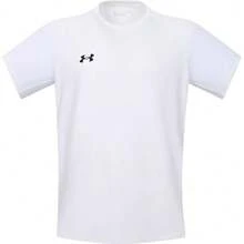 Under Armour Camiseta de mujer de cuello redondo, ajuste suelto casual, manga corta clásica, 21500139-100