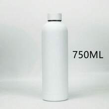 Taza de boca estrecha de acero inoxidable estilo estadounidense de 17/25oz500/750ml, botella de agua aislada al vacío portátil, termo deportivo con gran capacidad para senderismo y escalada, ideal para fiestas y regalos, de vuelta al colegio