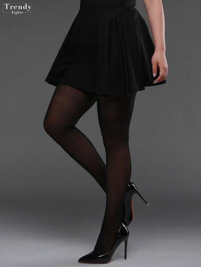 1 Stück Damen 50 Den hohe Elastizität transparente Strumpfhose, Samtig in Süßwasserfarben Anti-Lauf Strümpfe, modisch sexy Bein-Strumpfhose, Retro-Socken für Frühling und Herbst